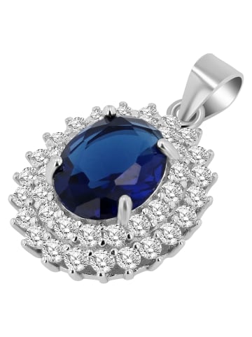 Adeliás Damen Anhänger aus 925 Silber mit Zirkonia in silber