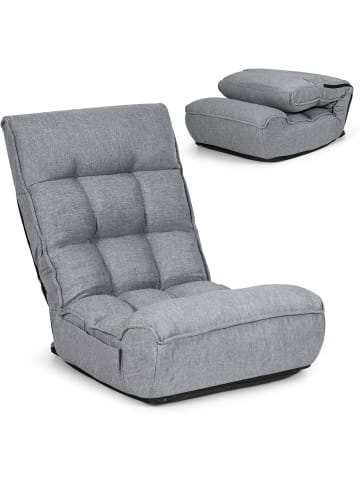 COSTWAY Bodenstuhl in Grau