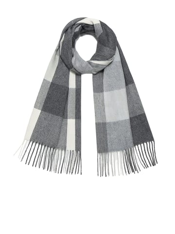Faera Weicher Schal mit Fransen - Modischer Winter-Accessoire for Damen in Schwarz