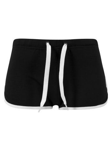 Urban Classics Urban Classics Damen Ladies French Terry Hotpants in blk/wht