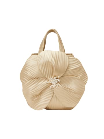 faina Women Handbag in Gold