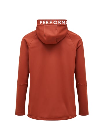 Peak Performance Funktionsjacke M Rider Zip Hood in dunkelorange