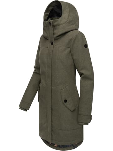 ragwear Wintermantel Jannisa Coat in Dark Olive