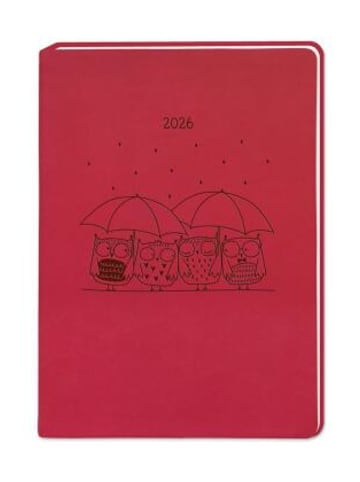 Grafik Werkstatt/Becker & Becker Kalender - Terminplaner Lederlook 2026 Rot