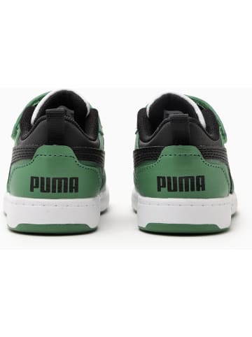 Puma Kinder Sneaker "Rebound V6 Lo AC+ Inf" in Weiß