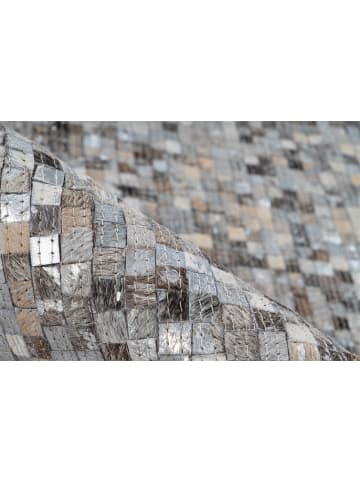 Arte Espina Kurzflor Teppich Finish 125 in grau - silber - rechteckig