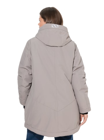 LAURASØN Funktionsjacke in dunkles taupe