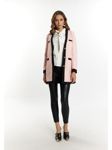 faina Bouclé Blazer in Rosa