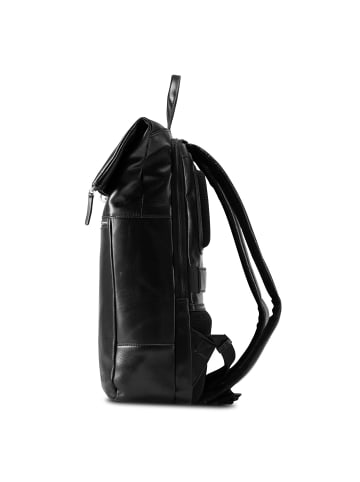 Jost Skagen Business-Rucksack Leder 44 cm Laptopfach in black