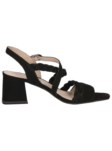 Caprice Sandalette in BLACK SUEDE