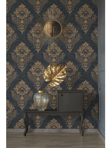 A.S. Création Tapete Majestic Ornament in Blau