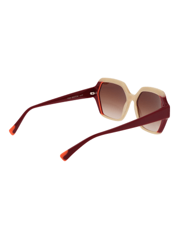 comma Frauen Sonnenbrille Geometrisch Beige