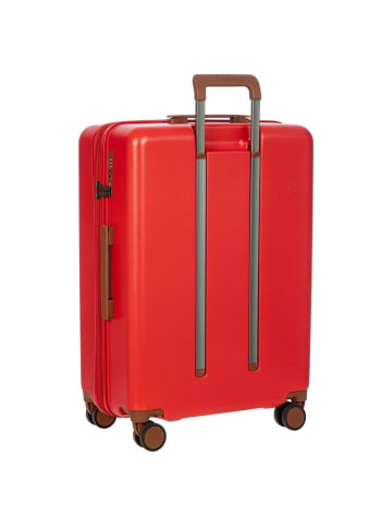 BRIC`s Ferrara - 4-Rollen-Trolley M 67 cm erw. (green) in rot
