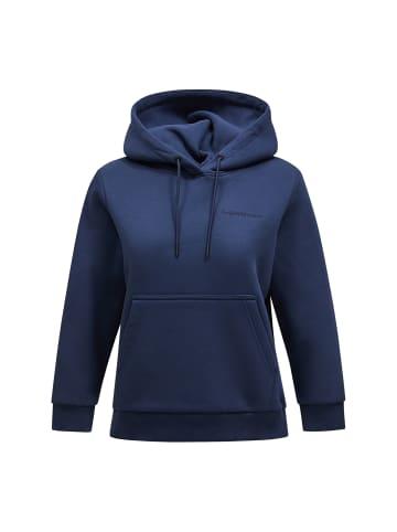 Peak Performance Kapuzensweatshirt W Original Small Logo Hood in dunkelblau