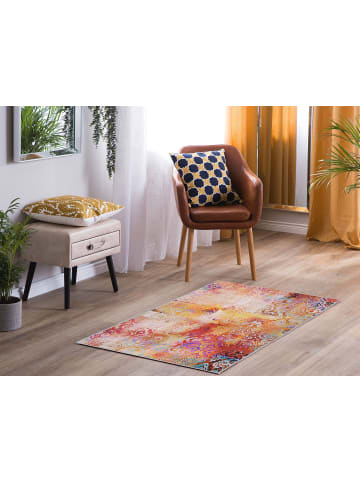 Beliani Kurzflor ISPARTA in Bunt/Lila/Rosa - (W) 80 x (H) 0.5 x (L) 150 cm
