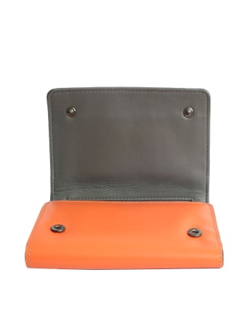 7CLOUDS RFID-Geldbörse Melen 7.1 in black-orange
