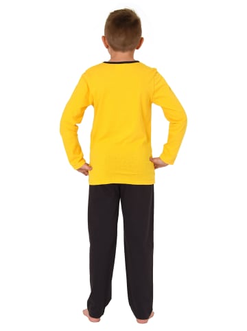NORMANN Pyjama langarm und - 74126 in gelb