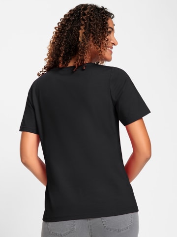 WITT WEIDEN Kurzarm-Shirt in schwarz