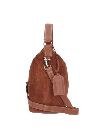 Cowboysbag Creston Schultertasche Leder 32 cm in dark tan-cognac