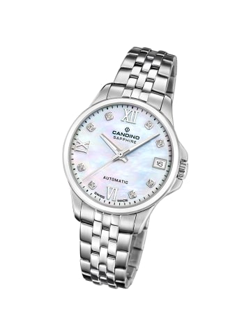 Candino Analog-Armbanduhr Candino Automatik silber mittel (ca. 34mm)