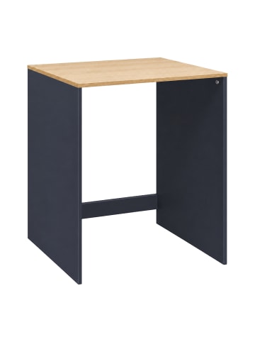 relaxdays Waschmaschinenschrank in Anthrazit/ Natur - (B)68 x (H)88 x (T)60 cm