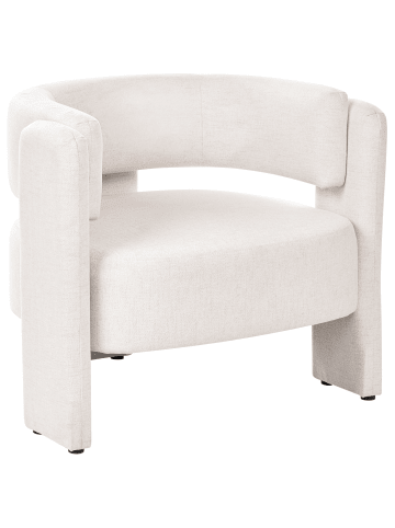 Beliani Sessel MAGGEBY in Weiß - (W) 79 x (H) 69 x (L) 69 cm