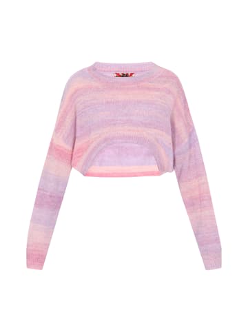 myMo Women Sweater in lilac multicolor
