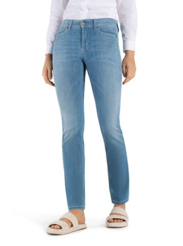 CAMBIO  Slim Fit Jeans für Damen in mittel_blau