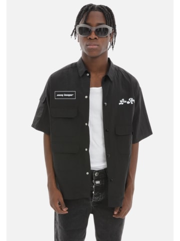 COFI 1453 Hemd Oversize in Schwarz