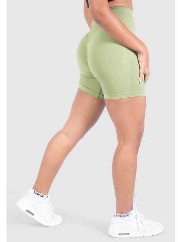 SMILODOX Shorts Amaze Scrunch in Grün
