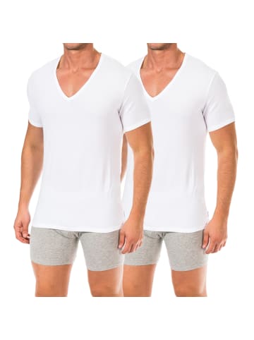 CALVIN KLEIN UNDERWEAR 2er-Set: Unterhemd in White