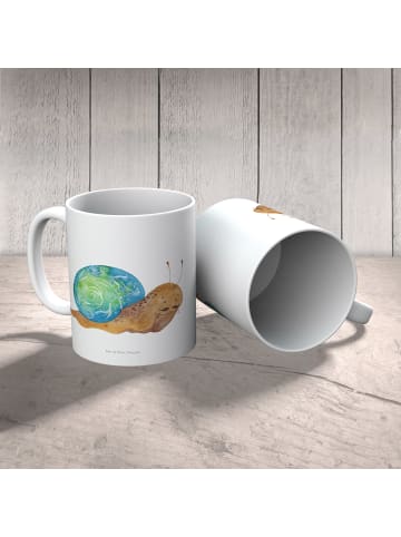 Mr. & Mrs. Panda Tasse Schnecke Sir ohne Spruch in Weiß