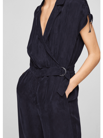 s.Oliver BLACK LABEL Einteiler Overall lang in Blau