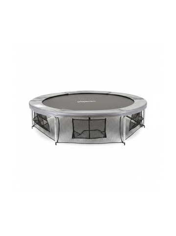 relaxdays Rahmennetz Trampolin in Schwarz - Ø 183 cm