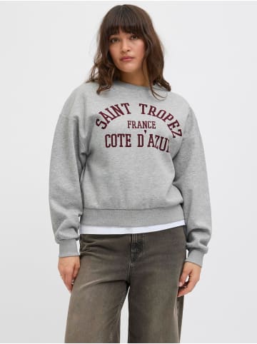 JJXX Sweatshirt in Light Grey Melange