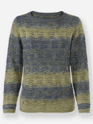 WITT WEIDEN Pullover in schilf-rauchblau-meliert