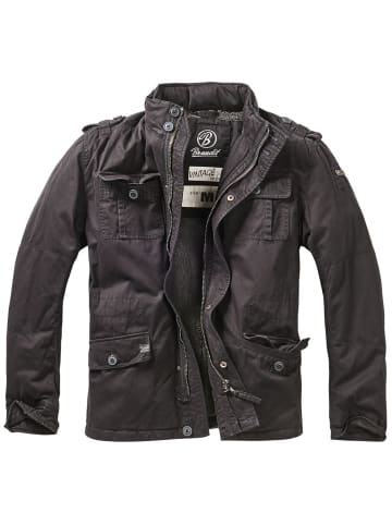 Brandit Jacke "Britannia Winter Jacket" in Schwarz