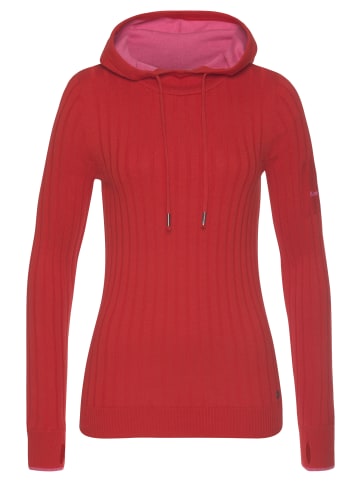 Kangaroos Strickpullover in rot-pink