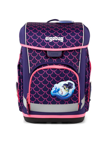 Ergobag Cubo Light Schulranzen Set 5-tlg. PerlentauchBär in lila