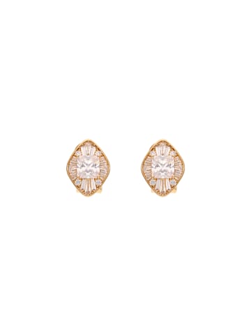 gaya Women Earrings in Rose Gold White