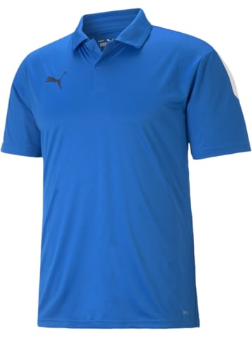 Puma Polo "TeamLIGA Sideline Polo" in Blau