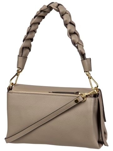 COCCINELLE Handtasche Boheme Grana Double in Warm Taupe/Rosette