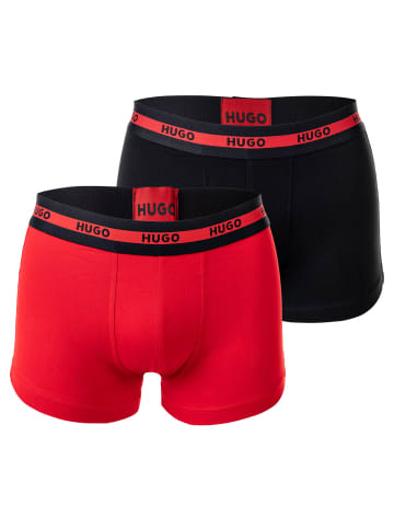 HUGO Boxershort 2er Pack in Rot