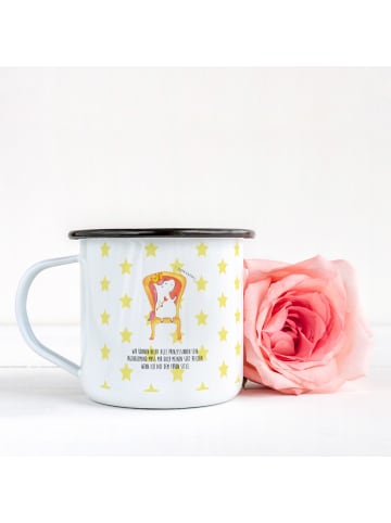 Mr. & Mrs. Panda Trinkbecher Einhorn Prinzessin mit Spruch in Weiß