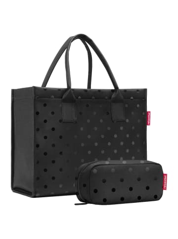 Reisenthel Daily Shopper - Geschenkset 2 tlg. (glossy dots black) in glossy dots black