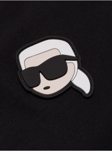 Karl Lagerfeld Poloshirt in schwarz