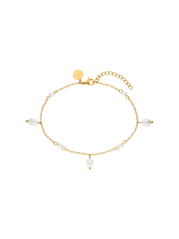 PURELEI Fußkette Pearl Drop Gold