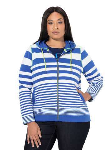 Ulla Popken Sweatjacke in tintenblau