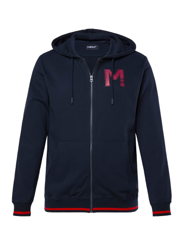 Men Plus Sweatjacke in navy blau