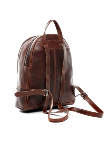 BACCINI Leder-Rucksack echt Leder Rucksack groß | Ledertasche braun DINA in braun